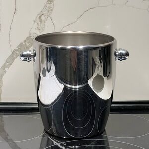 Stainless Steel Ice Bucket with Handles